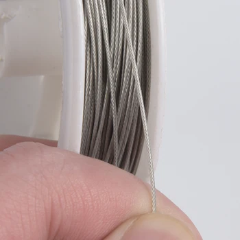 0.3-1 mm iz Nerjavečega Jekla Beaded Wire Nakit Iskanje Potrebščine Tiger Rep Beading Obrti Žice Za DIY Nakit, Izdelava Dodatki