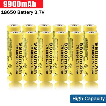 1-12PCS Original 3,7 V 9900mAh 18650 Baterija za Polnjenje Baterije Baterija Za Gospodinjske Aparate Visoke Zmogljivosti