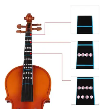 1 Kos Violino 4/4 3/4 1/2 1/4 Praksi Violina Prst Vodnik Nalepke Fingerboard Fretboard Indikator Položaja