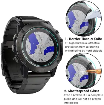100 KOZARCEV Kaljeno Steklo za Huawei Honor Watch Gs Pro Zaščitnik Zaslon Anti-Scratch Šport Smartwatch Zaščitno folijo