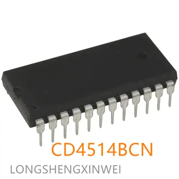 1PCS CD4514BCN CD4514 4514BCN Novo Izvirno 4-bitni Zaklepanje Dekoder DIP-24