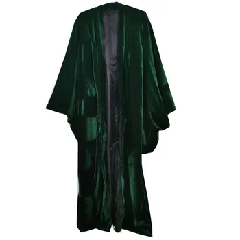 2021 Profesorica Minerva McGonagall Cosplay Kostum Obleko z Zelenimi Cape Žamet Vlogo Igrajo Plašč