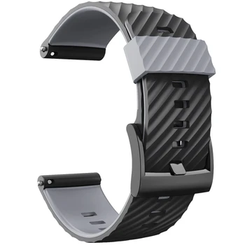 24 mm Silikonske Gume Watch Trak Za Suunto- 7/ 9 / Baro Watch Band Watchband Watch Band HR Zapestnica D5 Watch
