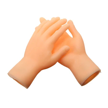 2pcs Prst Igrače Prst Lutkovno Mini Prst Roke Smešno Strani za Lutkovno Igro Plastičnih Risanka Novost Zanimivo Prst Igrače