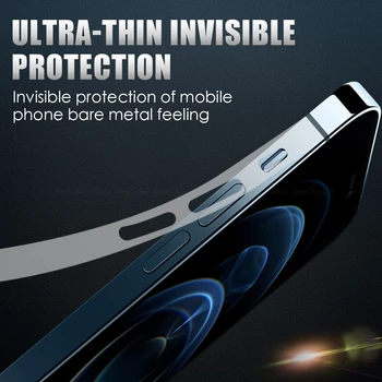 2sets/veliko Strani Hydrogel Film Za iPhone 13 12 mini Pro Max Telefon Okvir Film Ultra-tanka Meja Nalepke Zaščitno folijo