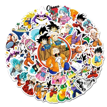 30/50/100 KOZARCEV Risank Anime Dragon Ball Grafiti Nalepke, Dekorativne Motoristična Čelada Računalnik Prenosni Otrok Igrača Deco Nalepka
