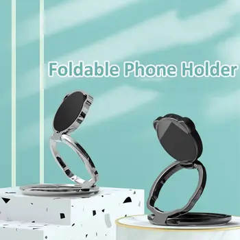 360 Rotacijski Zložljive Mobilni Telefon Stojalo Nazaj Ultra Tanek Telefon Zvoni Imetnik Srčkan Prenosni Za Namizno Kovinsko Oporo Prstom