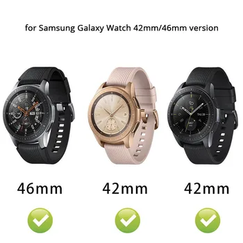 3pcs Premium Zaslon Zaščitna folija za Samsung Galaxy Watch 46mm 42mm Kaljeno Steklo 2.5 D za Samsung Prestavi S3 Klasične Meje