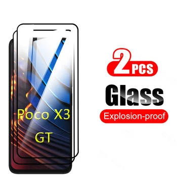 4in1 Za Xiaomi Poco X3 GT Za Poco X3 GT Kaljeno Steklo Telefon Film HD Pregleden Zaslon Patron Za Poco X3 GT Objektiv Stekla
