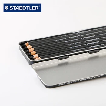 6 STAEDTLER 100B omejeno risba s svinčnikom skico šolskega 2B/4B/6B/8B pisarniški pisarniški material črni vodi