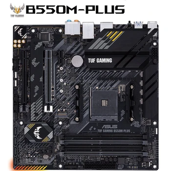 ASUS TUF GAMING B550M-PLUS Motherboard Vtičnico AM4 DDR4 Za AMD B550M B550 Original Desktop PCI-E 4,0 m.2 sata3 Mainboard
