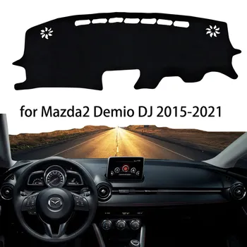 Avto armaturne plošče Mat Senco Kritje Sonce, Senco za Varstvo Pad Izognili Svetlobe Preproga za Mazda2 Demio DJ DL~2021 Pribor 2018
