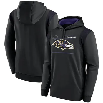 Baltimore Moške Ravens Stranski Logotip Uspešnosti Puloverju Moške blagovne Znamke Sweatshirts Hoodie oblačila