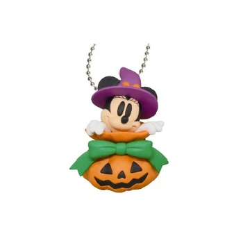 Bandai Resnično Gacha Disney Mickey Miške Minnie Mouse Neumen Čip Dale Halloween Pumpkin Head Anime Figuric Keychain Igrače