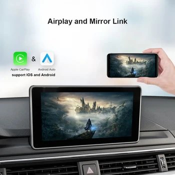 Brezžični Apple CarPlay Android Auto Vmesnik za Audi A4 A5 2010-2016, s Ogledalo Povezavo AirPlay Avto Funkcije predvajanja