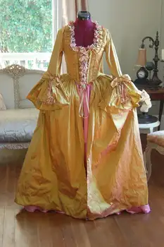 Cosplaydiy Srednjeveški Sodišče Plemenito Princess Renaissance Kostum Obleko Marie Antoinette Baročno Žogo Obleke Halloween Carnival Party