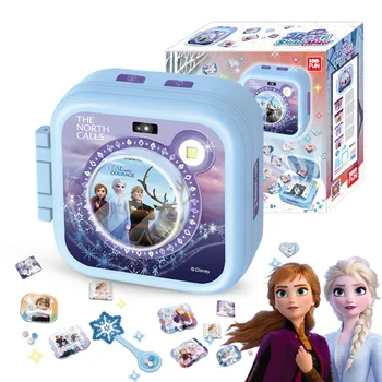 Disney princesa zamrznjeno 2 dekleta 3D DIY nalepke za kavo stroj magic set nalepke otroci ročno dekleta darilo igrače, Z original škatlo
