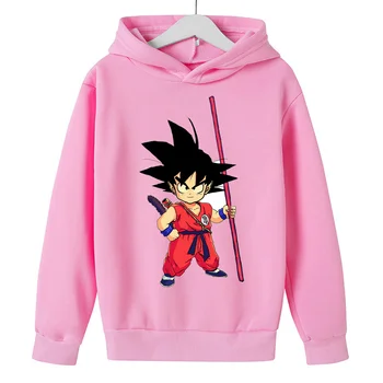 Goku sudadera Kakarote Hoodie otroci Sweatshirts Vegeta Orochimaru Sasuke Fantje Oblačila za Malčke Baby Boy Oblačila Hoodie Anime