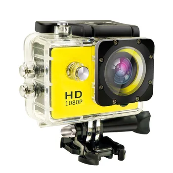 HD 1080P Mini Kamera Akcija Vodotesno Ohišje LCD Zaslona, Pojdite Pro Mikro Cam Šport Čelada DVR Video Potapljaški Kamere Diktafon