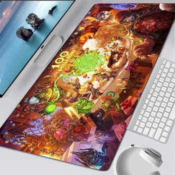 HearthStone Mouse Pad tapis de souris Non-Slip Tabela Tipkovnico Desk Mat Igralec PC Gumijasto Preprogo, Heroes of Warcraft Mousepad XXL
