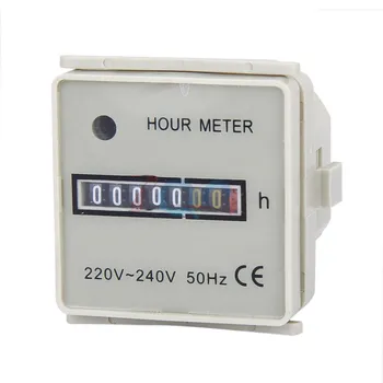 Industrijska Uro Meter AC 220 -240V 50Hz Časovnik Števec AC Hourmeter Čas Merilnik za Klimatizacijo