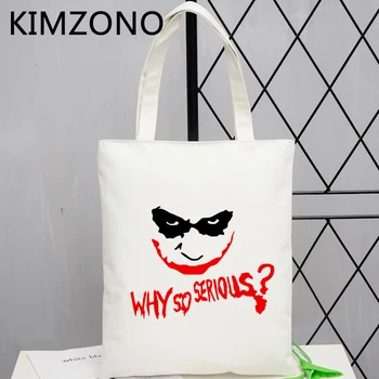 Joker nakupovalno vrečko bolsa recikliranje vreča iz jute varovanec vrečko platno trgovina vrečko bolsas reutilizables bolsa compra cabas