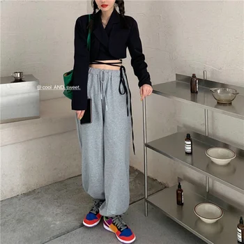 Kimotimo Design Povoj Jopič Plašč Ženske 2021 Jeseni Manjšina Vse-tekmo Kratka Jakna korejski Moda Long Sleeve Solid Blazerji