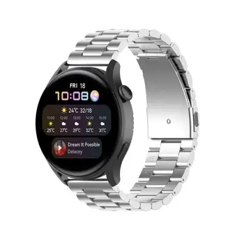 Kovinski Trak Za Huawei Watch GT/GT2/GT2e Čast Magic 2 Smart Band Zapestnica iz Nerjavečega Trakov za Galaxy Watch 3 manžeta Correa