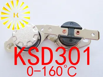 KSD301 0-160 stopinj C 10A 250V Normalno Zaprto/Odprto Temperaturno Stikalo, Termostat x 100 KOZARCEV