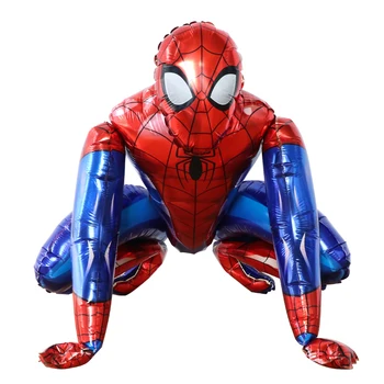 Marvel 3D Junak Spiderman Folija Baloni iz Lateksa Zračne Globos Garland Arch Komplet Rojstni dan Temo Stranki Dobave Dekoracijo Otroci Darilo Igrače