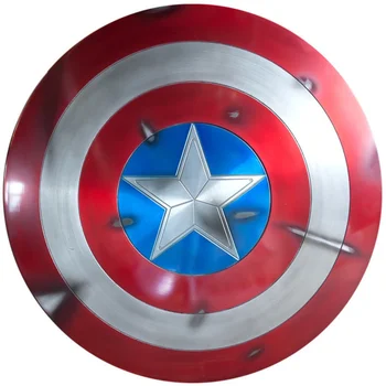 Marvel Legende Captain America Kovinski Ščit 1/1 Cosplay Aluminij Zlitine Akcijska Figura Filma Avengers Novo Različico Boj Škode