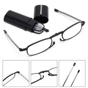 Moških in Žensk Pomlad Tečaj Zložljive Obravnavi Očala s Cevjo Primeru Enostavno Izvajanje Računalnik Presbyopia Očala Proti bolečih oči