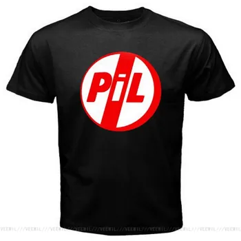 New Public Image Ltd PiL Post Punk Rock Band moška Črna Majica s kratkimi rokavi Velikosti S-3XL TEE Shirt Najnovejši Modni