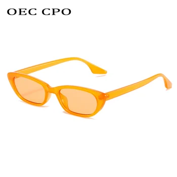 OEC CPO Moda Kvadratek sončna Očala Ženske Novo 2021 Pisane Pravokotnik Sonce Glasse Ženski Odtenki Pisane Očala UV400