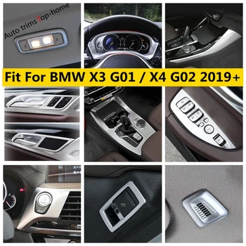 Oprema Za BMW X3 G01 2018-2021 X4 G02 2019 - 2021 Branje Svetlobe, Zraka AC Okno Dvigalo Prestavna Kritje Trim ABS Notranje zadeve Kit