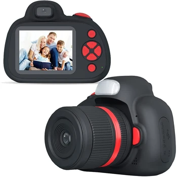 Otroci Kamera,Digitalni Fotoaparat, Za Otroke,Za 2,4 Palčni IPS Zaslon,Video Kamero Z LED Bliskavico Za Dekleta Fantje Rojstni dan Darila