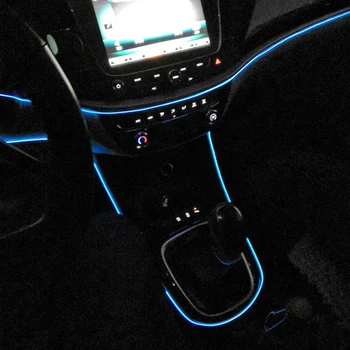 Prilagodljiv Neon Avto Notranje Vzdušje LED Trakovi Luči Za Dacia Sandero Stepway Logan Mcv Stepway delovna halja Dokker Dodatki