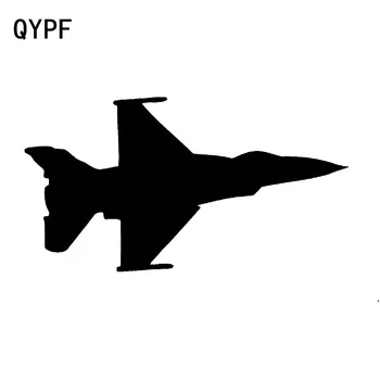 QYPF 17 cm*9.1 cm Zanimivo Letalo, Helikopter, Letalo Letalo Jet Fighter Prosojno Avto Nalepke Vinyl Živo Nalepko C18-0614