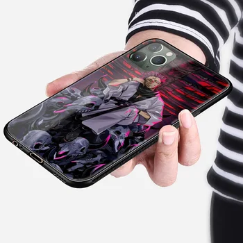 Ryomen Sukuna Jujutsu Kaisen Anime Silikonski Stekla Telefon Primeru Zajema Lupini za IPhone SE 6 6S 7 8 PLUS X XR XS 11 12 MINI PRO MAX