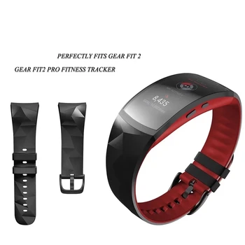 Silikonski Watch Band Za Samsung Prestavi Fit 2 Pro Fitnes Zamenjava Zapestje Trakov Za Orodje Fit2 SM-R360 Zapestnica Manšeta Correa