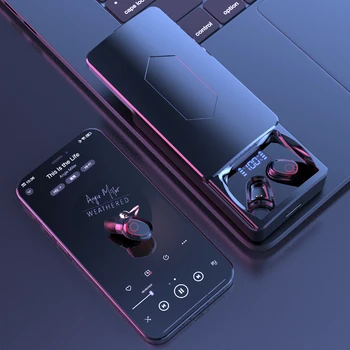TWS Bluetooth 5.1 Slušalke 10000mAh Polnjenje Box Brezžične Slušalke 9D Stereo Šport Nepremočljiva Čepkov Slušalke Z Dvojno Mic