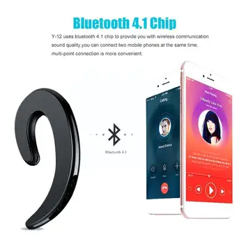 Univerzalni Kostne Prevodnosti Slušalke Brezžične Bluetooth Šport 4.2 Za Iphone Za Xiaomi X Slušalke Za Prenosni Stereo Tablični računalnik 8 B2B3