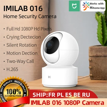 Xiaomi IMILAB 016 1080P IP Kamera, Wifi Notranja Mihome Smart Home Security Protection Vedio Nadzor Webcam 360° CCTV Dome Kamera