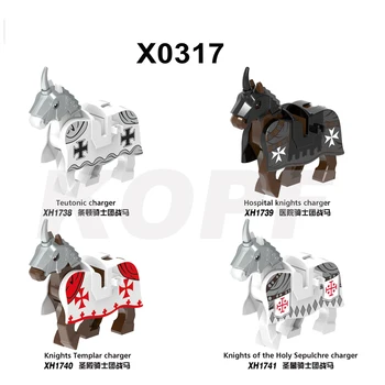 X0317 figuric NOVI Rim Vitezi Vojne Konj Izobraževalne Gradnik Darilo Igrače Za Otroke
